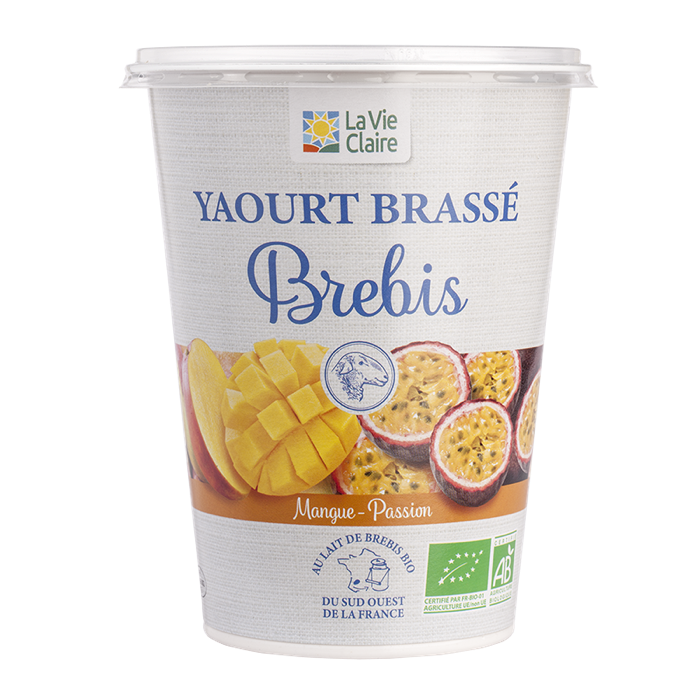 Mango/passion sheep yogurt 400g - La Vie Claire