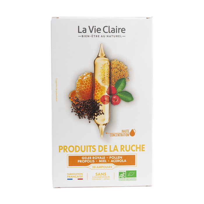 Produits de la ruche 20 ampoules - La Vie Claire